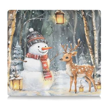 Imagem de CEBUGI Porta-luvas e porta-luvas de rena de boneco de neve para organizador de documentos, 12,5 cm x 24 cm