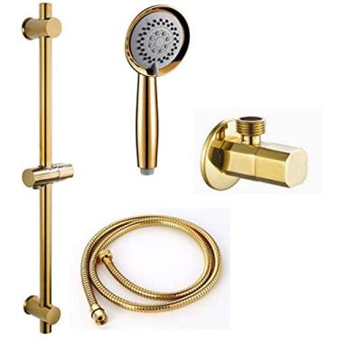 Imagem de YYBOES Chuveiro de cabeça de chuveiro filtro de chuveiro elétrico cabeça de chuveiro chuveiro de alta pressão para aumentar a pressão Chuveiro portátil de três funções-e.