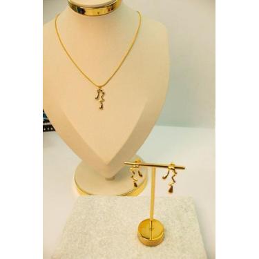 Imagem de Conjunto de Bijuterias em Ouro 18k - 01 Unidade - no-brand