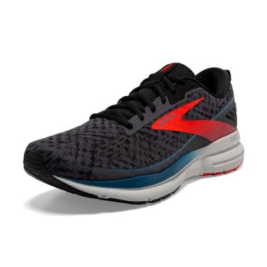 Imagem de Brooks Tênis de corrida masculino Trace 3 Neutral, Pérola enegrecida/vermelho/azul, 13