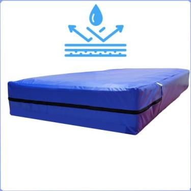 Imagem de Capa Colchão Medida Especial Solteiro Hospitalar Impermeável - LeoConf