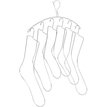 Imagem de IRSTBL Conjunto de bloqueadores de meias e escorredor – 3 pares (P/M/G) cabides de aço inoxidável para meias tricotadas à mão – Secagem rápida, modelagem e exibição com gancho à prova de vento