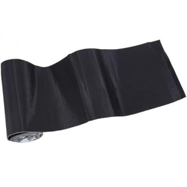 Imagem de GORGECRAFT Fita de reparo de nylon de 1,6 m x 10 cm preta adesivos adesivos de reparo de tecido leve à prova d'água para reparo de rasgos ou furos para sofá sofás cabeceiras cadeiras travesseiros