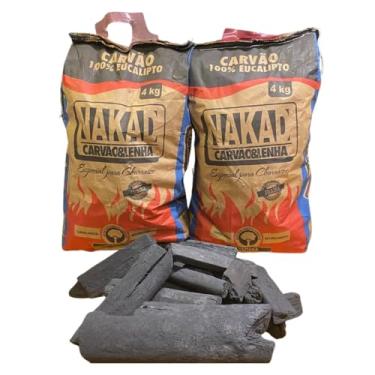 Imagem de Carvão Vegetal Eucalipto Premium 4 Kg P/Churrasco