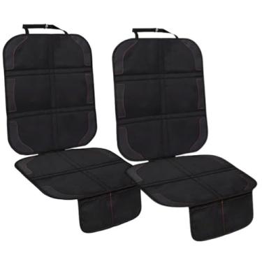 Imagem de 2 Protetor Banco Carro Capa Cadeirinha De Bebê Com Bolso