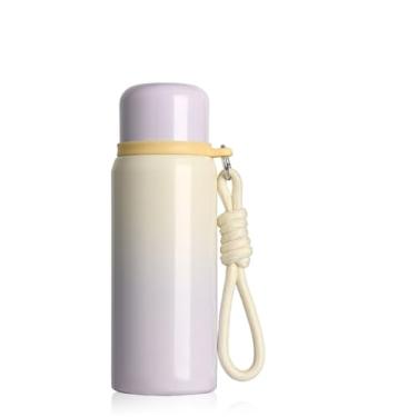 Imagem de Garrafa TéRmica - AçO InoxidáVel, Filtro Melhorado, PortáTil(coração violeta,500ml)