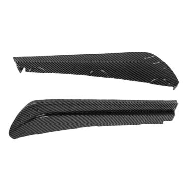 Imagem de Cryfokt Amortecedor Traseiro Spoiler Resistente Fácil Instalação 2 Pces 40cm Anti Colisão Difusor Traseiro Universal para Veículos (Estilo Fibra de Carbono)