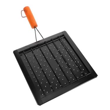 Imagem de ibasenice Grelha Flipper Rack Equipamento de Cozinhar Fogueira Acessórios de Churrasco para Grelhar Carne Grelhador Dobrável