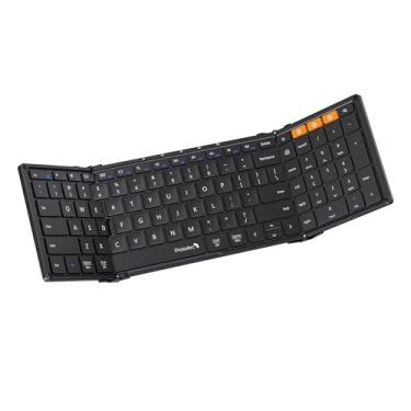 Imagem de Teclado Bluetooth dobrável, ProtoArc XK01 teclado portátil sem fio dobrável com teclado numérico, teclado de viagem de tamanho completo para Windows iOS Android Tablet PC Smartphone,