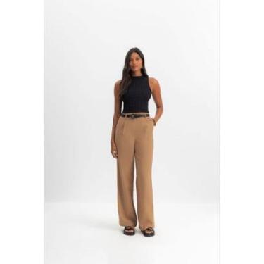 Imagem de Blusa Cropped Feminina Canelada Essendi-Feminino