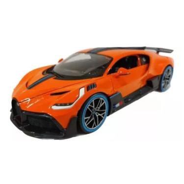 Imagem de Miniatura Carro Bugatti Divo Laranja 1/18 Burago 11045