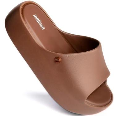 Imagem de Melissa Free Plataforma Chinelo Slide Original 35859, Bronze, 38