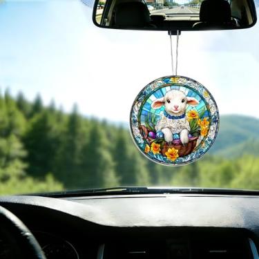 Imagem de Acrílico colorido, apanhador de sol, decoração de janela suspensa de coruja, arte de parede de arco-íris, para sala de estar, quarto, varanda, interior e exterior, jardim, enfeites de Natal 19 x 19 cm