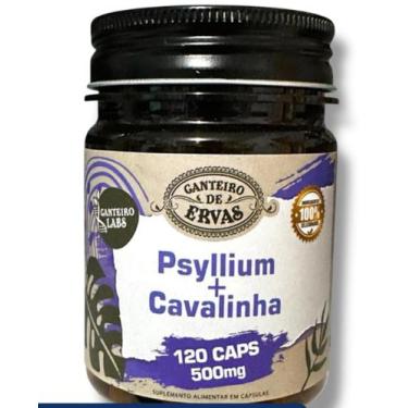 Imagem de PSYLLIUM 250mg + CAVALINHA 250mg 100% Natural 120 Cápsulas - Canteiro 