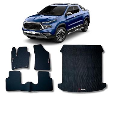 Imagem de Tapete Borracha Toro Com Traseiro Inteiriço + Tapete Caçamba 2019 a 2025