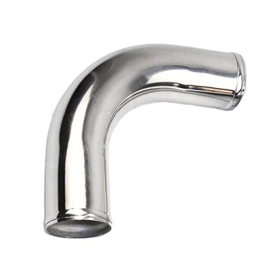 Imagem de AotoKoop OD 2,75" (70 mm) 90 graus alumínio cotovelo intercooler tubo de admissão de ar, acabamento escovado polido