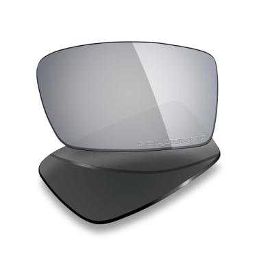 Imagem de Mryok Lentes de reposição polarizadas Plus compatíveis com óculos de sol Arnette After Party AN4158 62 mm, HD Polarized, proteção UV, resistente a impactos e ajuste perfeito - Titânio prata