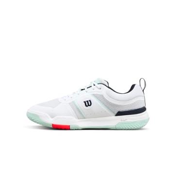 Imagem de Wilson Pickle Pro Pickleball Tênis masculino, Branco/baia/coral, 8