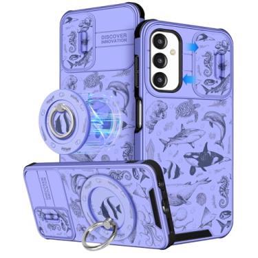 Imagem de Buleens Capa para celular Samsung Galaxy A14 5G de 6,6 polegadas - com suporte de anel e capa de câmera fofa projetada para mulheres meninas meninos animal kawaii exclusivo para Samsung Galaxy A14 5G