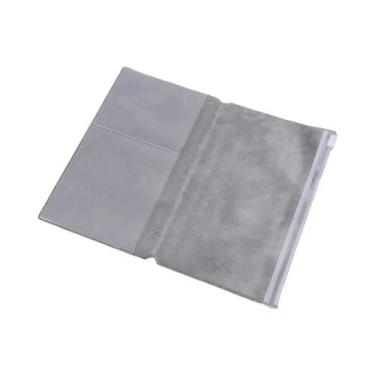 Imagem de Pasta De Arquivos A5 Impermeável Em PVC Com Zíper Para Caderno De Viag