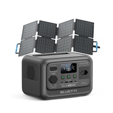 Imagem de BLUETTI Elite 30 V2 Gerador Solar com Painel Solar de 60W, Estação de Energia Portátil LiFePO₄ de 288Wh, Saída CA de 120V|600W (1500W Pico), para Camping, Uso Residencial e Emergências