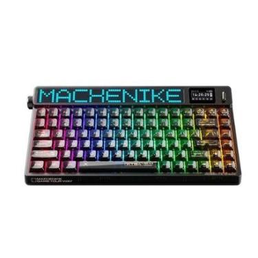 Imagem de Teclado Mecânico Sem Fio Gamer Machenike KT84 Pro, Gasket, RGB, Switch Gateron Yellow, - JJ02G2012-Unissex