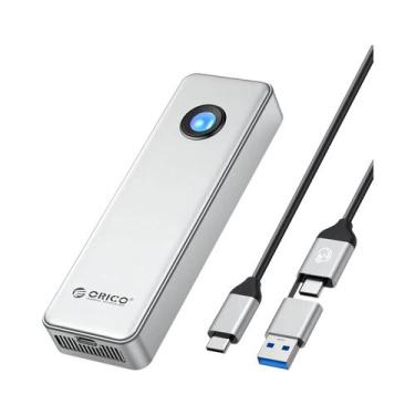 Imagem de Case/Gaveta ORICO NVMe De 8TB USB 3.2 Gen 2 20Gbps Com Cooler RGB Adap