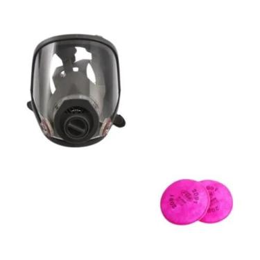 Imagem de Máscara De Gás Facial Completa 6800 Respirador Para Ácido, Amônia Orgâ