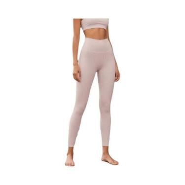 Imagem de Calças De Yoga De Cintura Alta Com Secagem Rápida E Elasticidade Em 4 