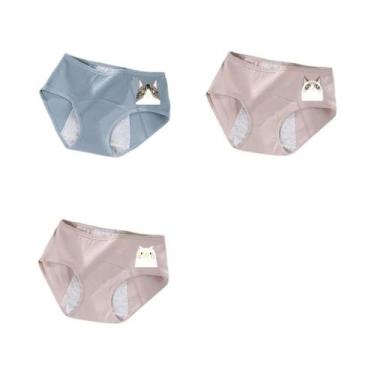 Imagem de Calcinhas Menstruais De Algodão Para Mulheres Com Grande Absorção De L