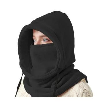 Imagem de Balaclava Unissex De Inverno Quente Com Forro De Lã, Corta-Vento Para 