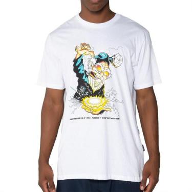 Imagem de Camiseta Oakley Mad Science SM25 Masculina White, G, Branco