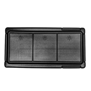 Imagem de Caixa de Passagem Retangular 32X16 cm Preta para Ar-Condicionado - GEN