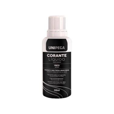 Imagem de Corante Preto 50ml Unipega Concentrado Alta Pigmentação