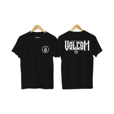 Imagem de Camiseta Masculina Oversized Volcom Com Estampa Gráfica 2024 Moda Casu