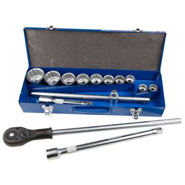 Imagem de Jogo de Soquetes Estriados 14peças R010239 - Riosul Tools