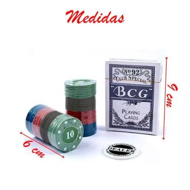 Imagem de Kit De Poker Completo 54 Cartas E 48 Fichas