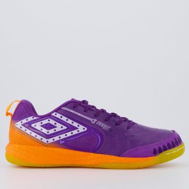 Imagem de Chuteira Umbro Pro 5 Bump Día de Los Muertos Futsal Roxa, 43