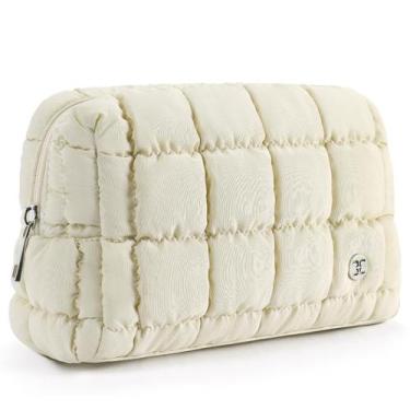 Imagem de Bolsa de maquiagem Telena Puffer acolchoada de nylon para viagens femi