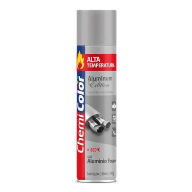 Imagem de Tinta Spray 350ml Alta Temperatura Interno E Externo Secagem Rápida - Chemicolor Cor Al...