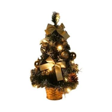 Imagem de Luz Noturna De Natal LED Com Agulhas De Pinheiro De 40CM, Mini Decoraç