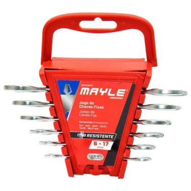 Imagem de Jogo de Chaves Fixas 6 A 17mm com 6 Peças 100408my Mayle Jogo de Chaves Fixas 6a de 17mm com 6 P