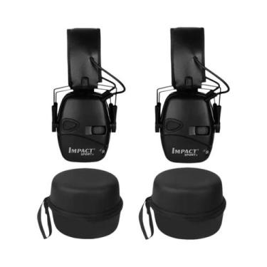 Imagem de Protetores Auriculares Táticos Com Cancelamento De Ruído Para Esportes