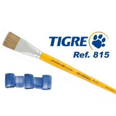 Imagem de Pincel Artístico Chato Tigre Ref. 815 Kit C/7 Numerações
