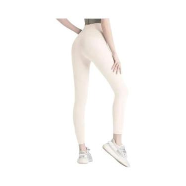 Imagem de Leggings De Yoga Femininas De Cintura Alta, Calças De Fitness Para Lev