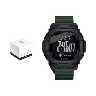 Imagem de Relógio Digital Esportivo Casual Masculino TOMI Com Embalagem Em Caixa