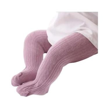 Imagem de Meia-Calça de Algodão para Bebês e Meninas (0-8 anos) - Confortável e 