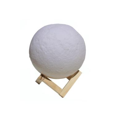 Imagem de Luminária Lua Cheia Abajur Touch Led 5 Cores Usb