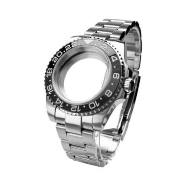 Imagem de Caixa De Relógio De Mergulho À Prova d'Água De 40mm Com Bezel Preto, V