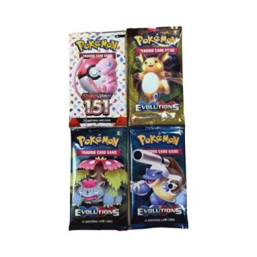 Imagem de Pacote De Cartas Booster Pokemon Shining Fates Para Crianças 10 40PC J